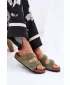 Дамски чехли BIG STAR SHOES RR274A393 ЗЕЛЕНО