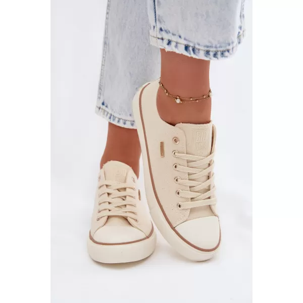  Дамски кецове BIG STAR SHOES TT274773 БЕЖОВО 