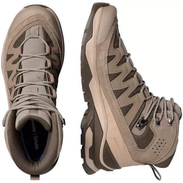  Мъжки обувки SALOMON QUEST ECHO GORE TEX L49146400 ОРЕХ/ДЕСЕРТЕН ТЕН/ЧЕРНА МАСЛИНА 