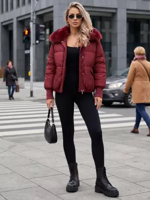 Дамско яке DSTREET TY5817 БОРДО