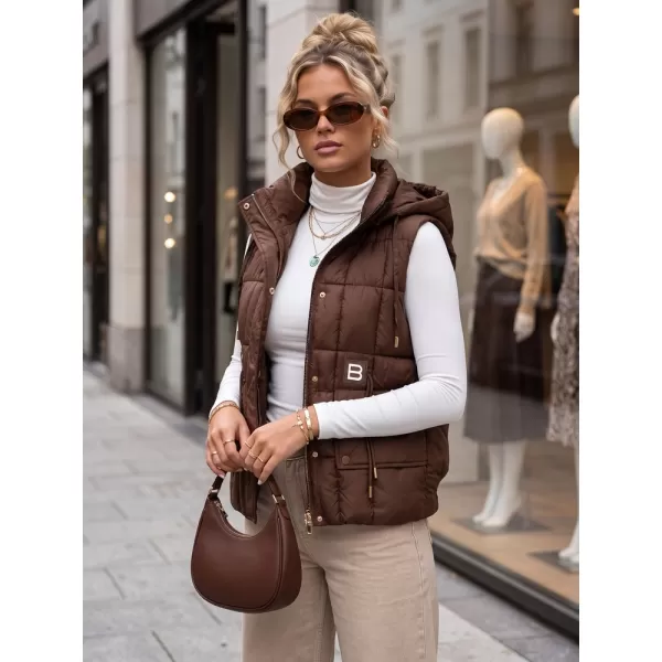  Дамски елек DSTREET TY5975 КАФЯВО 