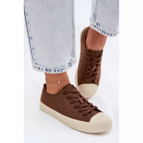  Дамски кецове BIG STAR SHOES TT274123 КАФЯВО/БЕЖОВО 