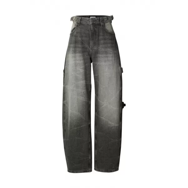  Дамски панталон URBAN CLASSICS TB8140 ЧЕРНО ИЗМИТИ 