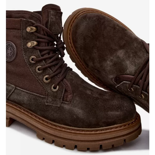  Мъжки обувки BIG STAR SHOES UU174254 КАФЯВИ/БЕЖОВИ СЕНКИ 