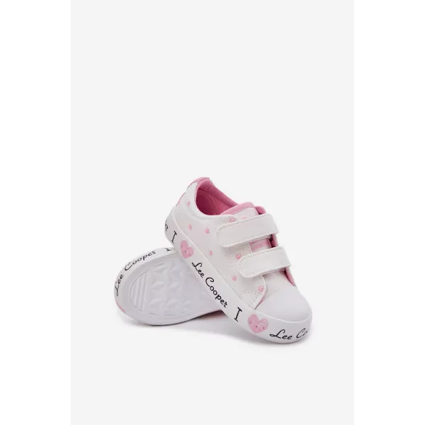  Детски кецове LEE COOPER LCW-25-02-3264K БЯЛО 