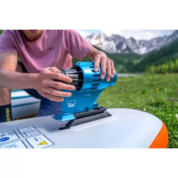  Падълборд с мотор AQUA MARINA GO Turbo 330 ЖЪЛТО СИВО 