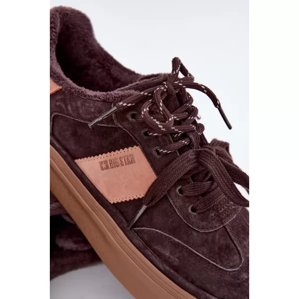  Дамски кецове BIG STAR SHOES UU274770 КАФЯВИ/БЕЖОВИ СЕНКИ 