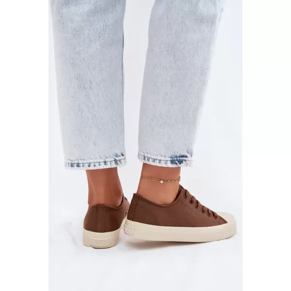  Дамски кецове BIG STAR SHOES TT274123 КАФЯВО/БЕЖОВО 