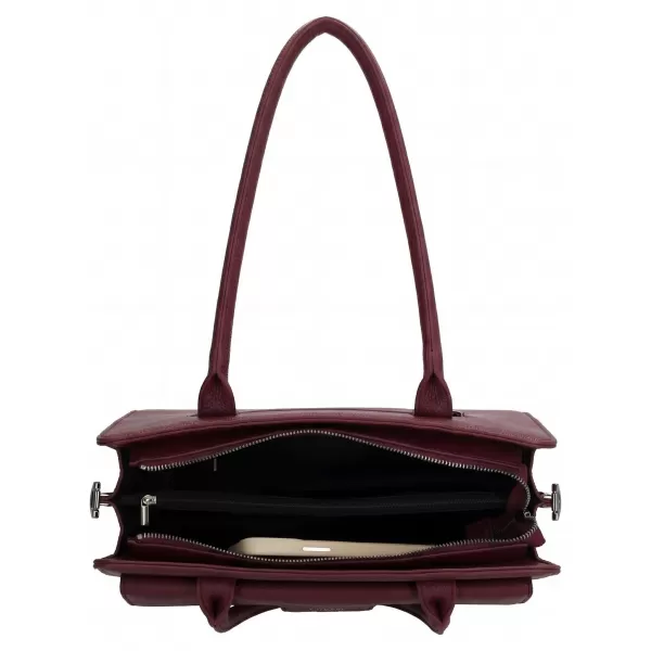  Дамска чанта CHARM LONDON Monaco 25422 Bordeaux red ЧЕРВЕНО БОРДО 