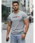 Мъжка тениска DSTREET RX4744 СВЕТЛО СИВО