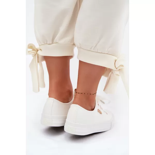 Дамски кецове LEE COOPER LCW-26-02-4068 БЯЛО 
