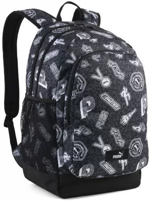 Раница PUMA ACADEMY AOP BACKPACK 09115025 PUMA BLACK/RUNNING ICONS AOP