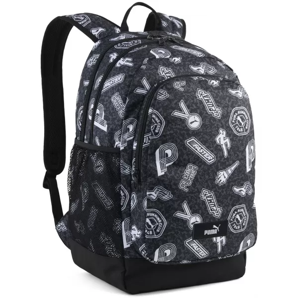  Раница PUMA ACADEMY AOP BACKPACK 09115025 PUMA BLACK/RUNNING ICONS AOP 