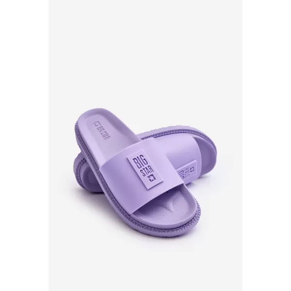  Дамски чехли BIG STAR SHOES LL274426 ВИОЛЕТОВО 