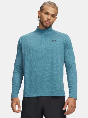 Мъжка тениска UNDER ARMOUR TECH TEXTURED 1/2 ZIP 1382797-466 СИНЬО