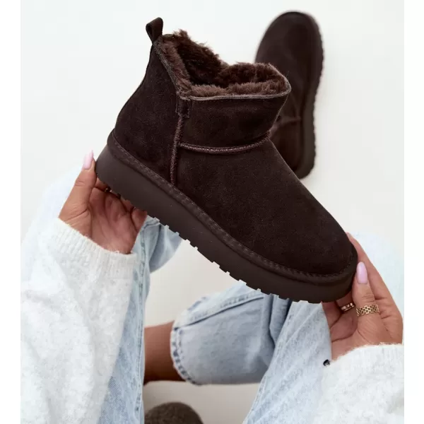  Дамски снежни човеци VINCEZA 97961 ШОКОЛАД 
