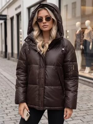 Дамско яке DSTREET TY5965 КАФЯВО