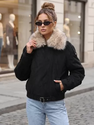 Дамско яке DSTREET TY5700 ЧЕРЕН