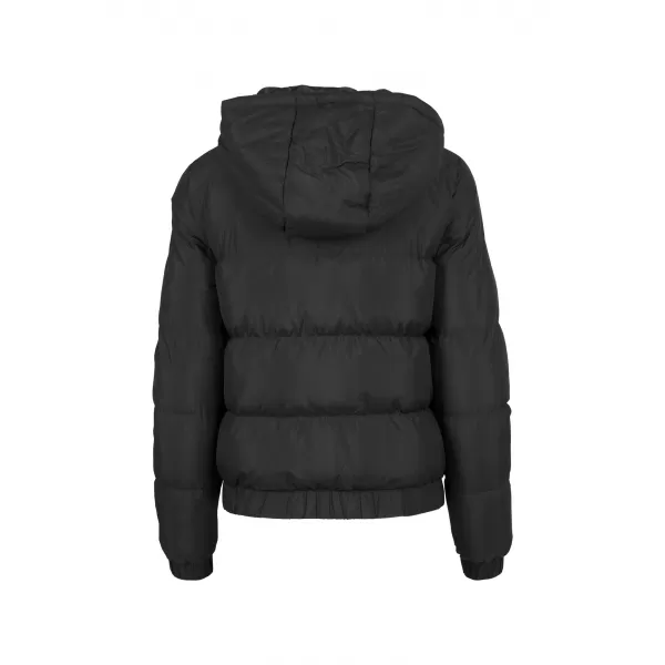 Дамско ватирано яке URBAN CLASSICS TB8714-00007 ЧЕРЕН 
