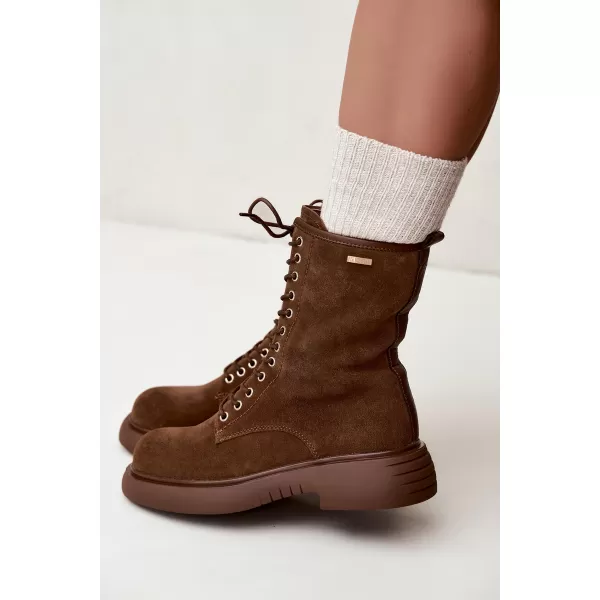  Дамски обувки BIG STAR SHOES UU274611 КАФЯВО/БЕЖОВО 