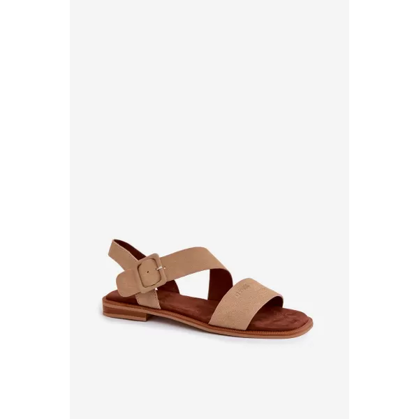  Дамски сандали BIG STAR SHOES TT274491 БЕЖОВО 