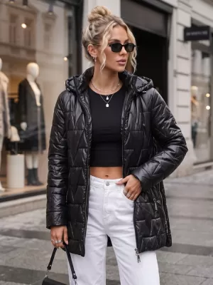 Дамско яке DSTREET TY5795 ЧЕРЕН