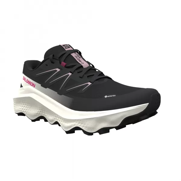  Дамски обувки SALOMON ULTRA FLOW 2 GORE-TEX L49299500 ЧЕРНО/ЗОРНО РОЗОВО/ВАНИЛОВ ЛЕД 