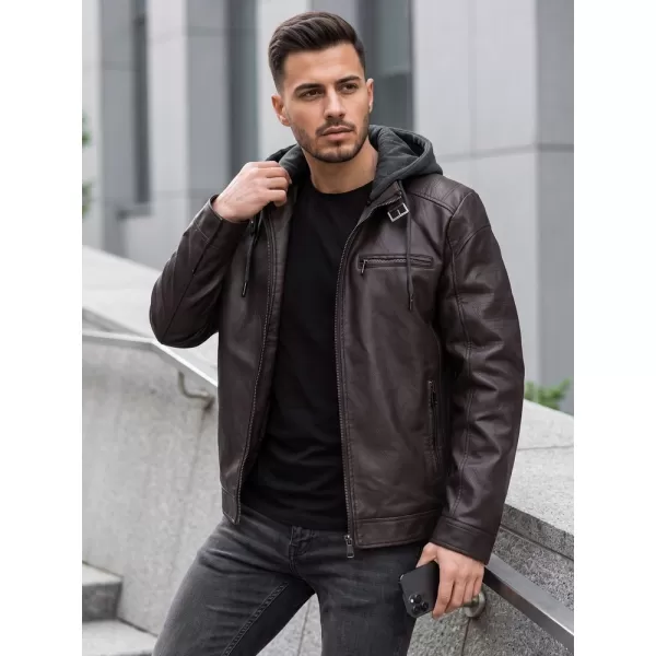  Мъжко яке DSTREET TX5148 КАФЯВО 