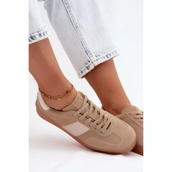  Дамски кецове BIG STAR SHOES UU274009 БЕЖОВО 