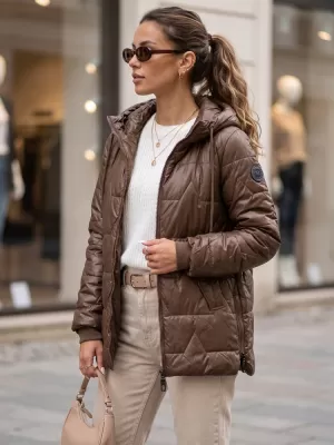 Дамско яке DSTREET TY5800 КАФЯВО