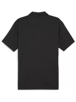 Мъжка тениска с яка PUMA TEAMGOAL POLO 658771-03 ПУМА ЧЕРНО/БЯЛО/ТЪМНО СИВО