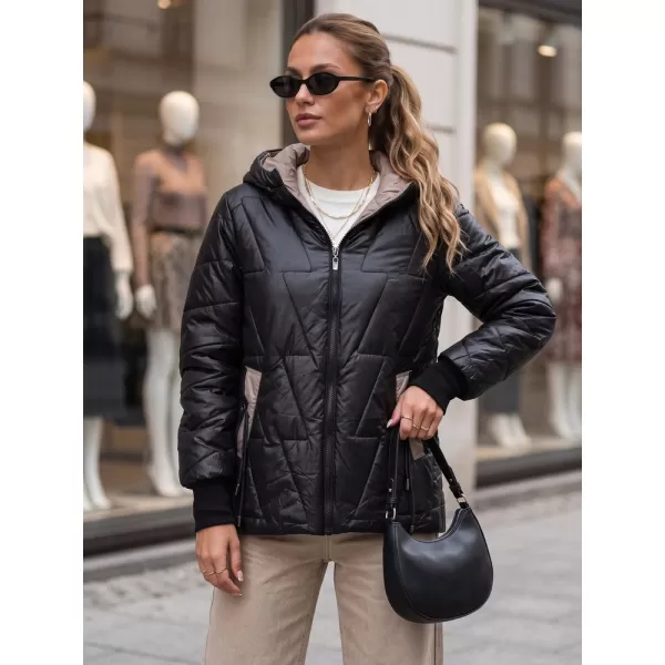  Дамско яке DSTREET TY5786 ЧЕРЕН 