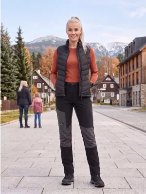 Дамски софтшел панталон ALPINE PRO AKANA 3 ЧЕРЕН