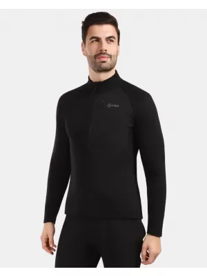 Мъжки поларен суичър KILPI MONTALE-M 1M0203KI ЧЕРЕН