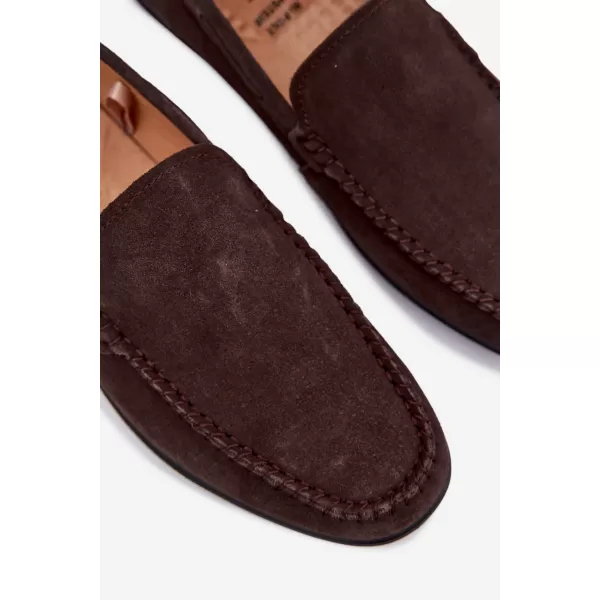  Мъжки мокасини BIG STAR SHOES TT174202 КАФЯВО/БЕЖОВО 