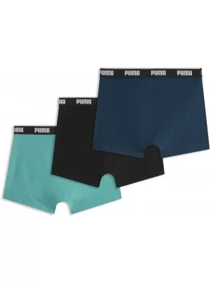 Мъжки боксерки PUMA MEN BOXERS 3P 94713011 ЗЕЛЕНО КОМБО