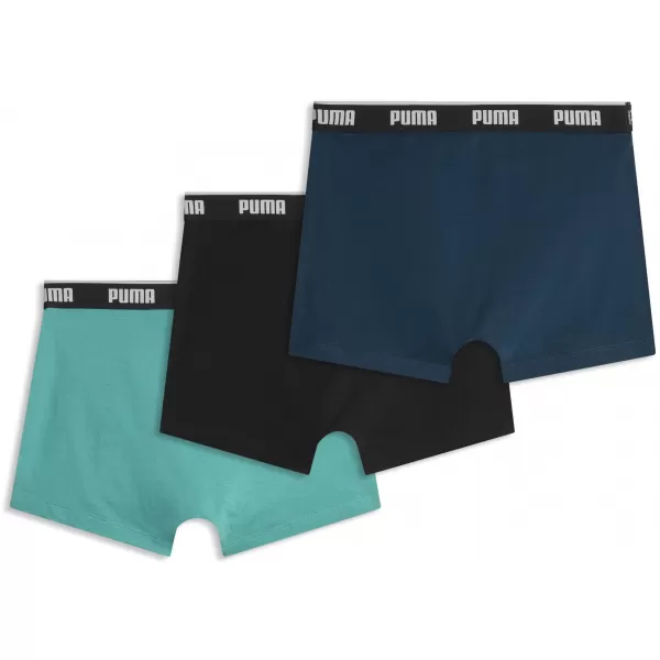  Мъжки боксерки PUMA MEN BOXERS 3P 94713011 ЗЕЛЕНО КОМБО 