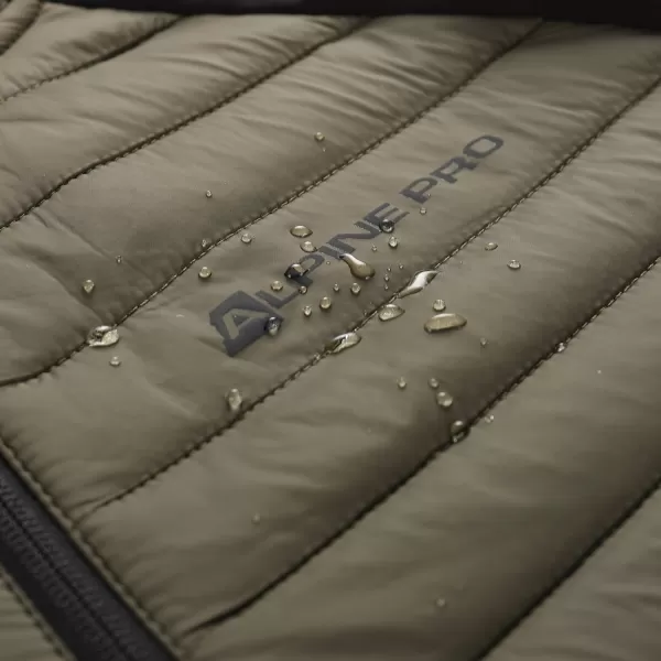  Мъжки суичър ALPINE PRO NORN БРЪШЛЯН ЗЕЛЕН 