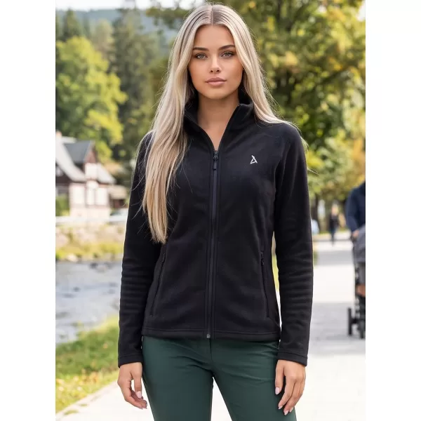  Дамски поларен суичър ALTISPORT ALW002852 ЧЕРНО И СРЕБРИСТО 