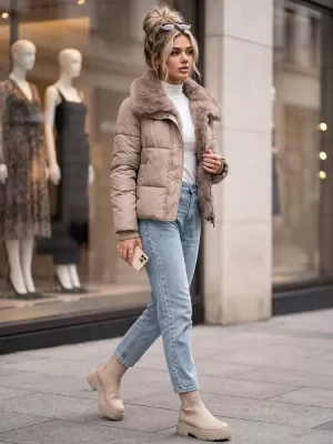 Дамско яке DSTREET 1 TY6098 КАРАМЕЛ