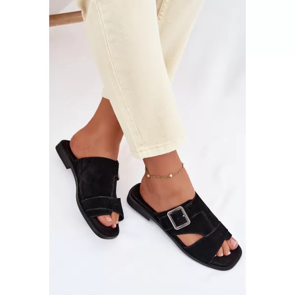  Дамски чехли BIG STAR SHOES TT274477 ЧЕРЕН 