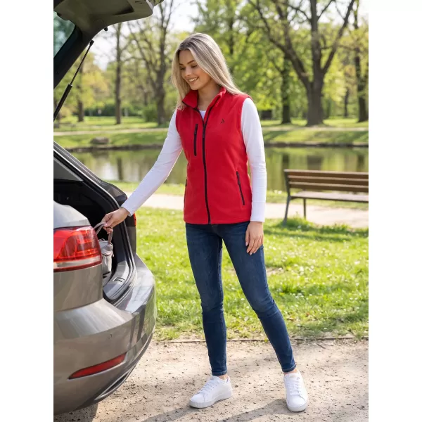  Дамска поларена жилетка ALTISPORT ALW002525 ЧЕРВЕНО 