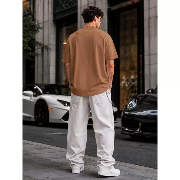  Мъжка тениска DSTREET RX5685 КАРАМЕЛ 