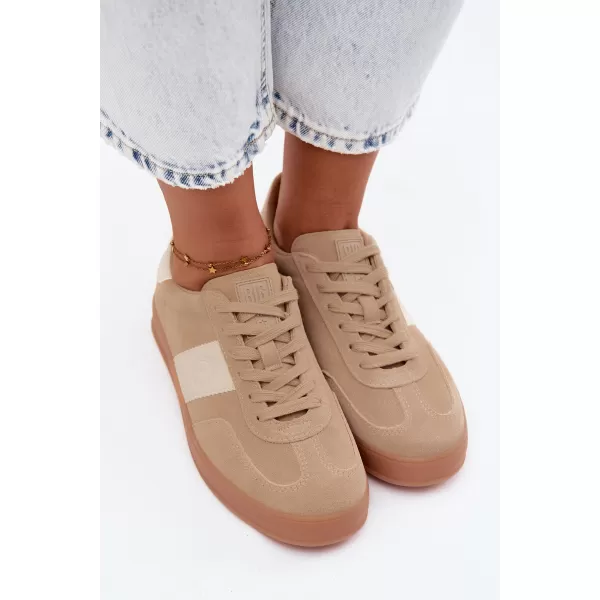  Дамски кецове BIG STAR SHOES UU274009 БЕЖОВО 