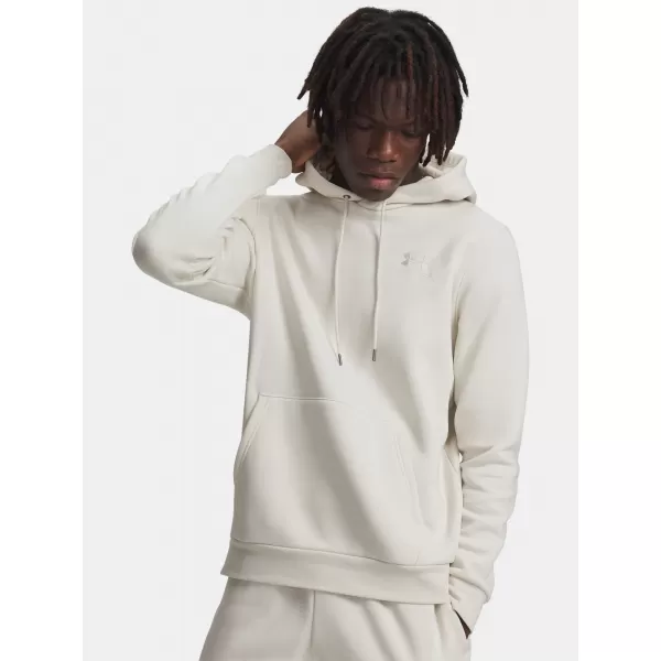  Мъжки суичър UNDER ARMOUR ICON FLEECE HOODIE 1373880-110 БЯЛО 