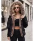 Дамско яке DSTREET TY5987 ЧЕРЕН