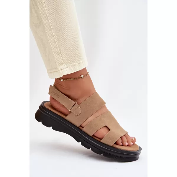  Дамски сандали BIG STAR SHOES TT274482 БЕЖОВО 