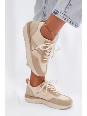 Дамски кецове BIG STAR SHOES TT274278 БЕЖОВО
