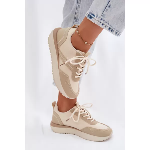  Дамски кецове BIG STAR SHOES TT274278 БЕЖОВО 
