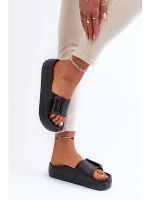 Дамски чехли BIG STAR SHOES NN274A662 ЧЕРЕН